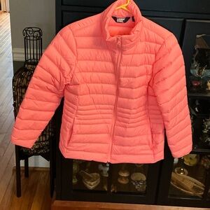 Lands' End Coral Quilted Jacket
